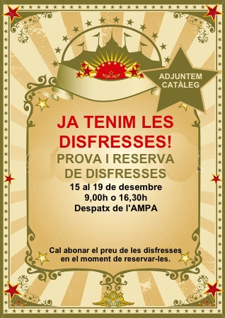 Cartell reserva disfresses