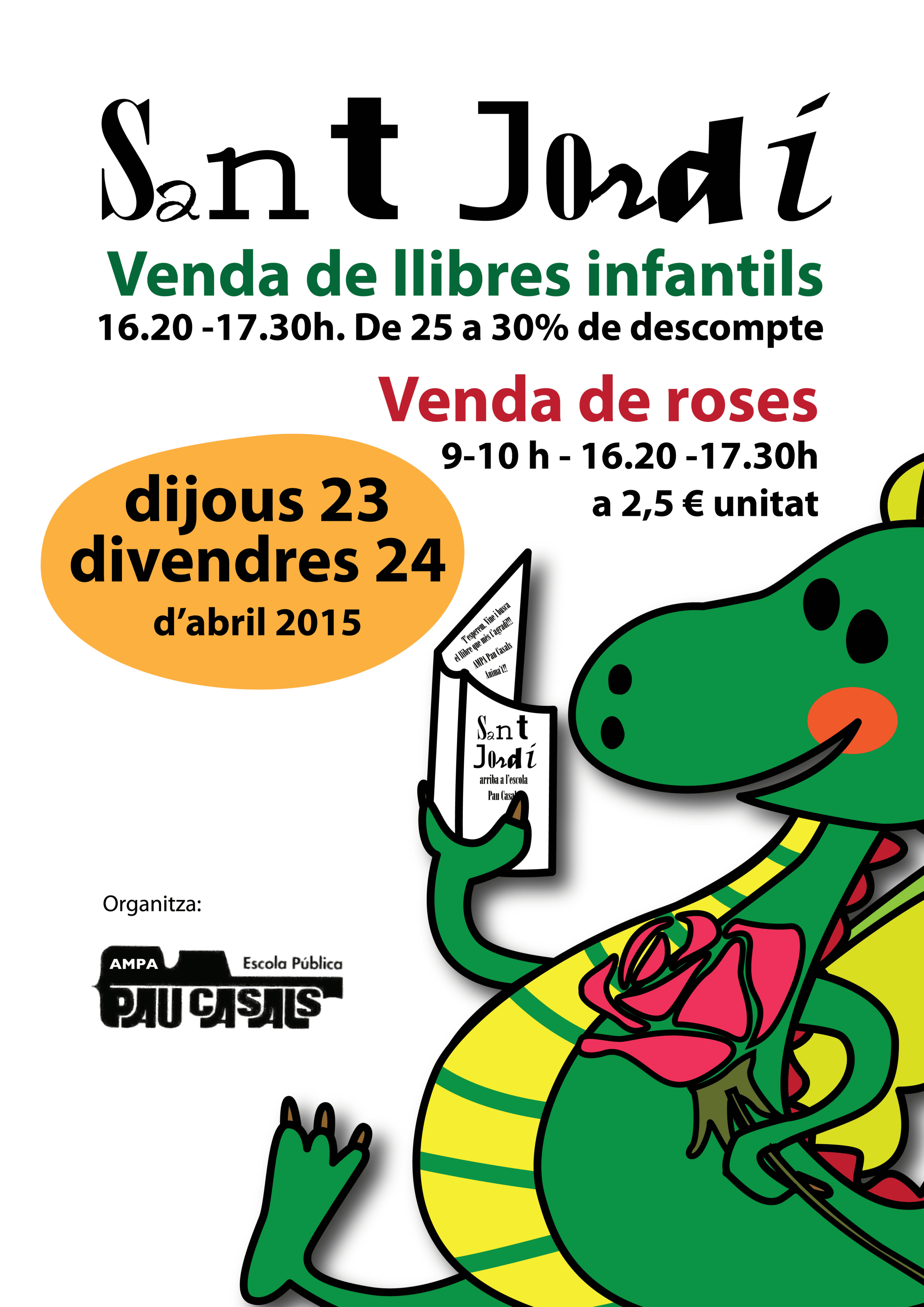 Diada del llibre i Sant Jordi